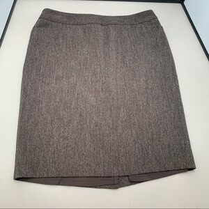 Josephine Tweed Skirt Size 10P Brown